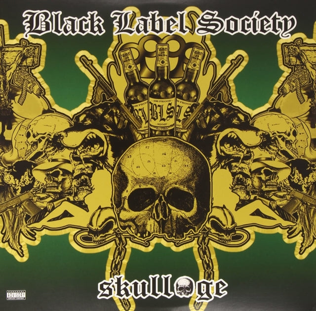 Black Label Society LP Vinyl Record - Skullage (Translucent Green Vinyl) (Black Friday 20. 22)