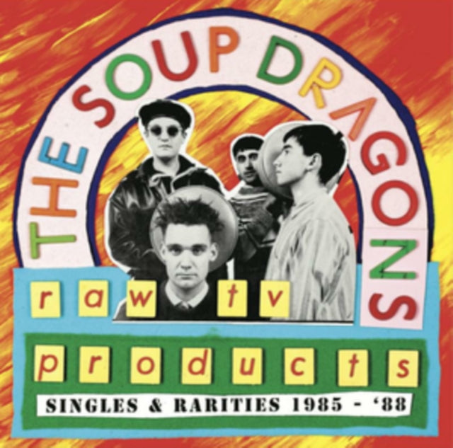 Soup Dragons LP Vinyl Record - Raw Tv Products - Singles & Rarities 19 85-88 (Red Vinyl)
