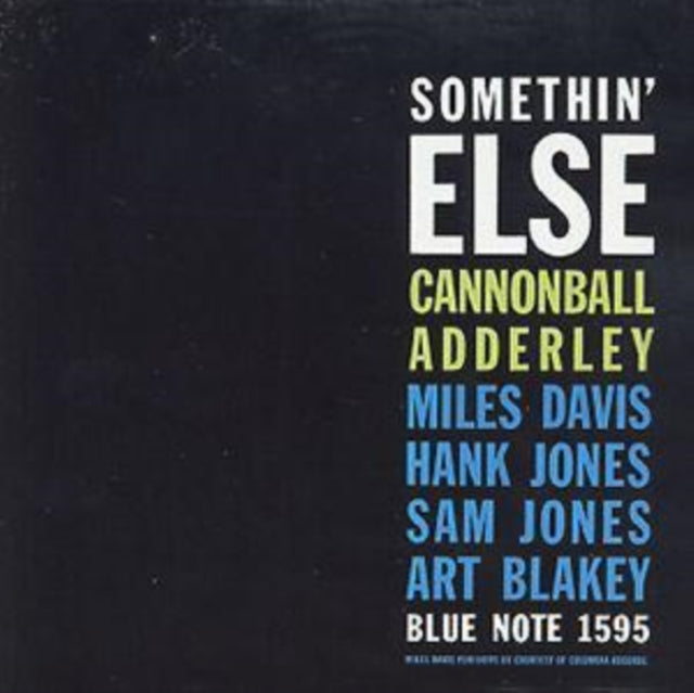 Cannonball Adderley CD - Somethin' Else