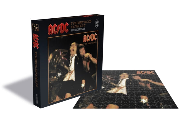 AC/DC Jigsaw Puzzle - AC/DC If You Want Blood (500 Piece Jigsaw Puzzle) | Buy Now For 24.99