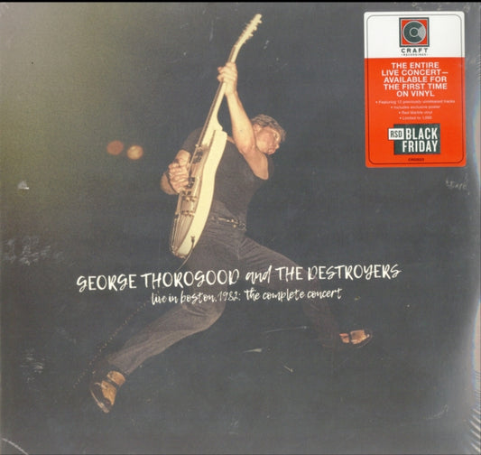 George Thorogood & The Destroyers LP Vinyl Record - Live In Boston 19 82: The Complete Concert (Deluxe Edition) (Red Marble Vinyl) (Black Friday 20. 20. )