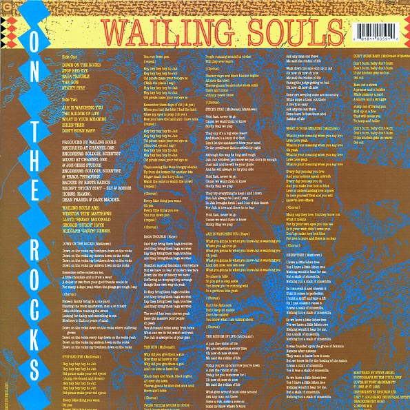 Wailing Souls LP - On The Rocks