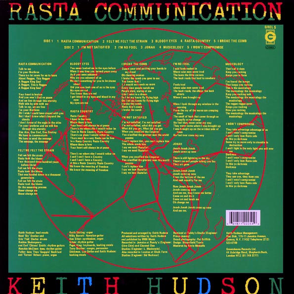 Keith Hudson LP - Rasta Communication