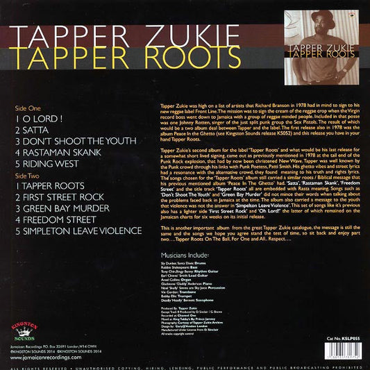Tappa Zukie LP - Tapper Roots (180g)