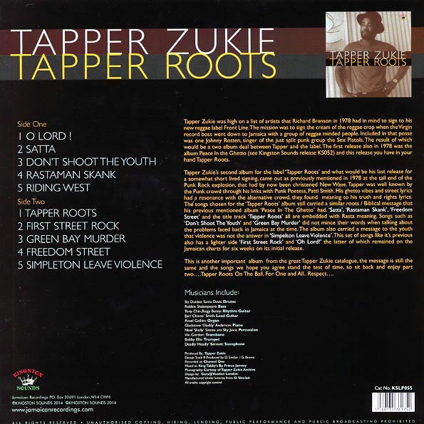 Tappa Zukie LP - Tapper Roots (180g)