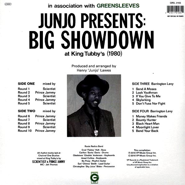 Scientist, Prince Jammy LP - Junjo Presents Big Showdown At King Tubby's + Bonus Vocals Album (2xLP)