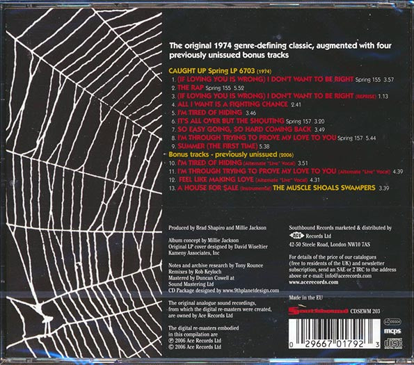 Millie Jackson CD - Caught Up