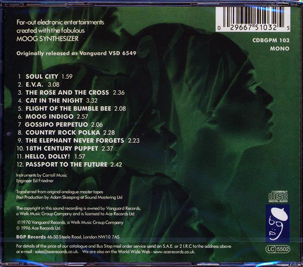 Jean Jacques Perrey CD - Moog Indigo