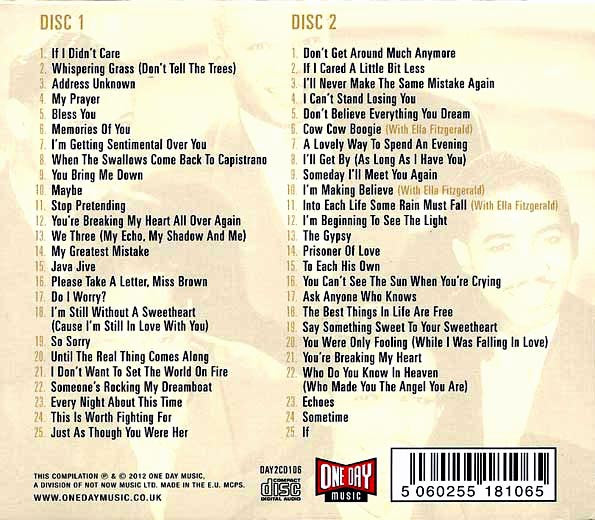 The Ink Spots CD - The Ultimate Collection (50 tracks) (2xCD) (deluxe 3 fold digipak)