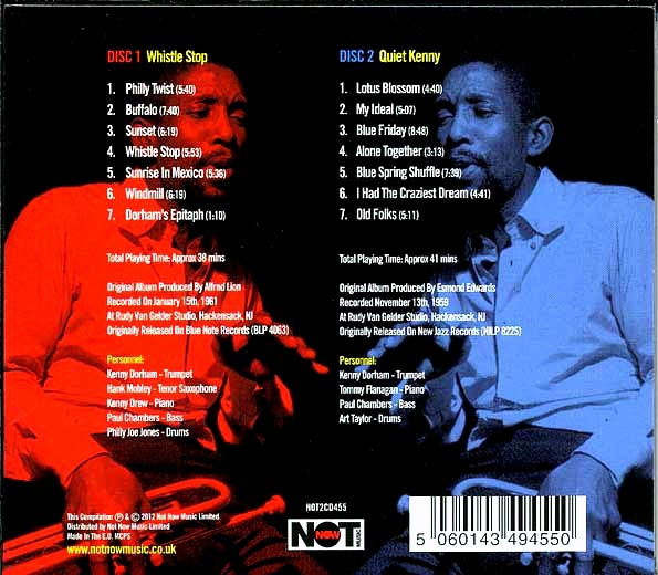 Kenny Forham CD - Whistle Stop (2xCD)