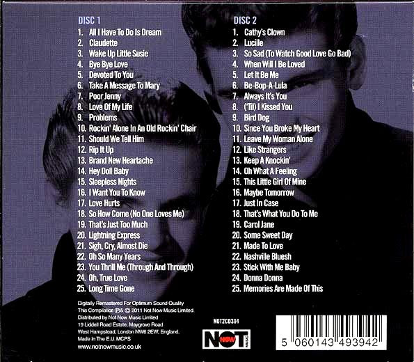 The Everly Brothers CD - Essential (50 tracks) (2xCD)