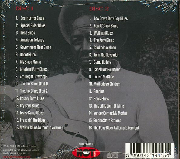 Son House CD - Raw Delta Blues (32 tracks) (2xCD)