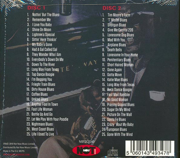 Lightnin' Hopkins CD - Dirty House Blues (50 tracks) (2xCD)