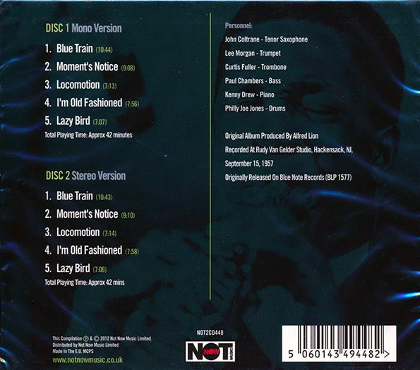 John Coltrane CD - Blue Train (2xCD)
