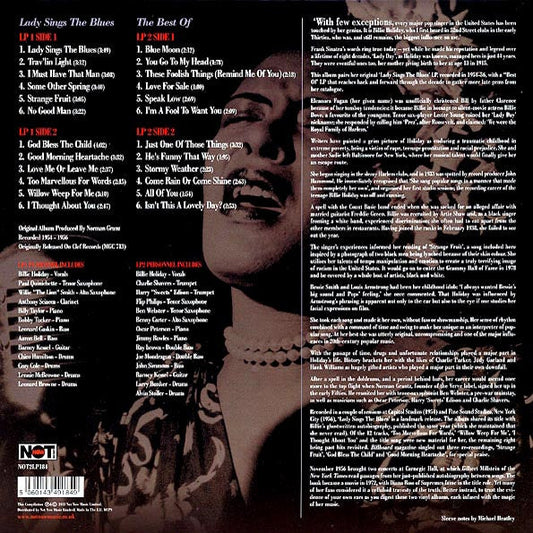 Billie Holiday LP - Lady Sings The Blues (2xLP) (180g)