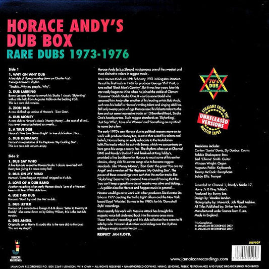 Horace Andy LP - Horace Andy's Dub Box: Rare Dubs (180g)