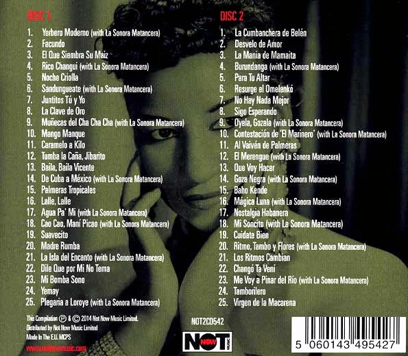 Celia Cruz CD - The Undisputed Queen Of Salsa (50 tracks) (2xCD)