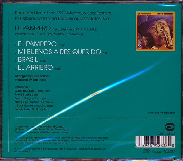 Gato Barbieri CD - El Pampero