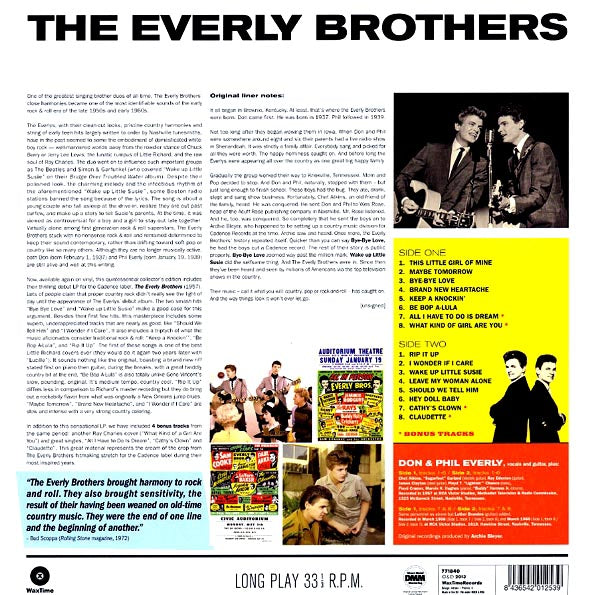 The Everly Brothers LP - The Everly Brothers (180g)