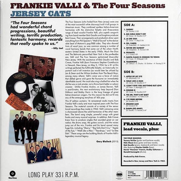 Frankie Valli & The Four Seasons LP - Jersey Cats (ltd. ed.) (180g)