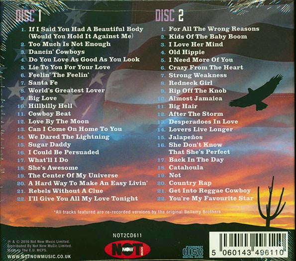 The Bellamy Brothers CD - The Sound Of The Bellamy Brothers (44 tracks) (2xCD)