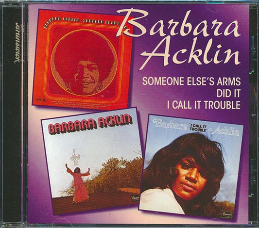 Barbara Acklin CD - Someone Else's Arms + I Did It + I Call It Trouble (21 tracks)