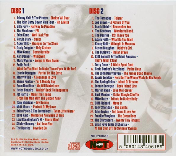 Various CD - A Fistful Of Brits! (50 tracks) (2xCD)