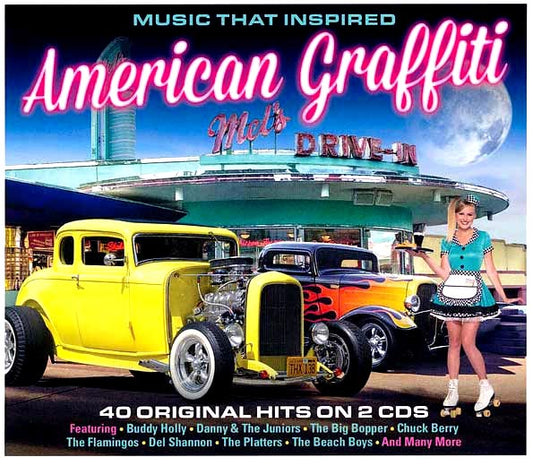 Chuck Berry, Buddy Holly, Del Shannon, The Beach Boys, Etc. CD - Music That Inspired American Graffiti (40 tracks) (2xCD)