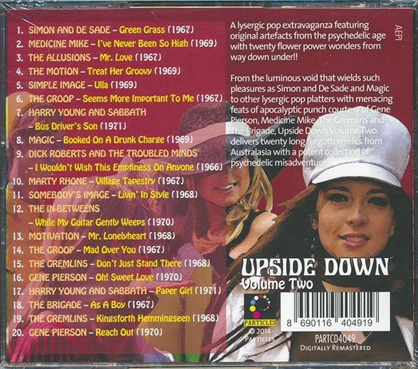 Simple Image, The Groop, Medicine Mike, Motivation, The Gremlins, Etc. CD - Upside Down Volume 2: Coloured Dreams From The Underworld 1966 1971