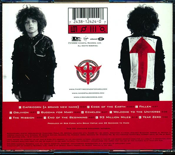 Thirty Seconds To Mars CD - Thirty Seconds To Mars