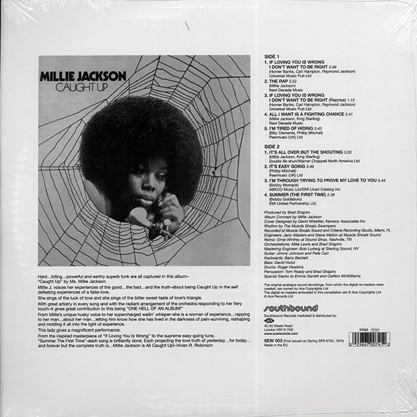 Millie Jackson LP - Caught Up