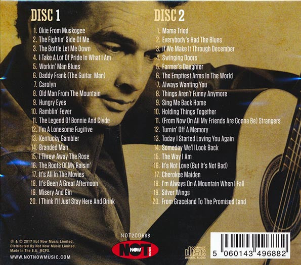 Merle Haggard CD - The Country Sounds Of Merle Haggard (40 tracks) (2xCD)