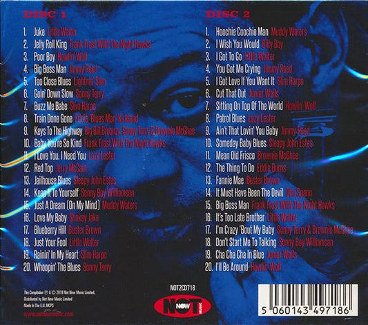 Howlin' Wolf, Slim Harpo, Junior Wells, Etc. CD - Harmonica Blues (40 tracks) (2xCD)