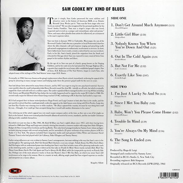 Sam Cooke LP - My Kind Of Blues (mono) (180g)