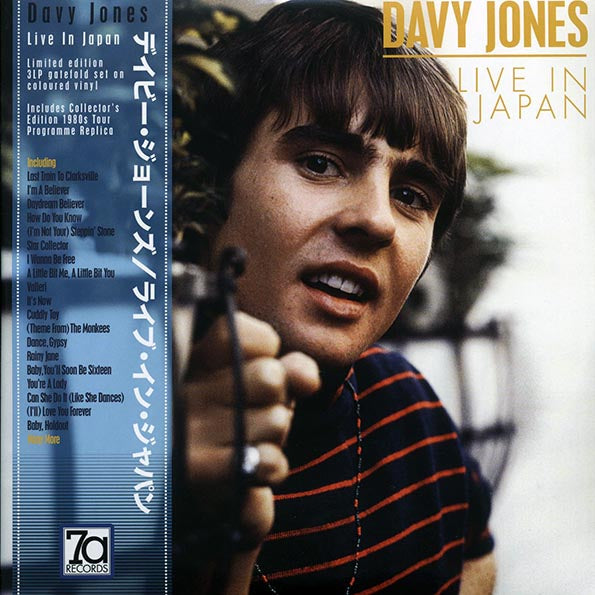 Davy Jones LP - Live In Japan (42 tracks) (3xLP) (colored vinyl)