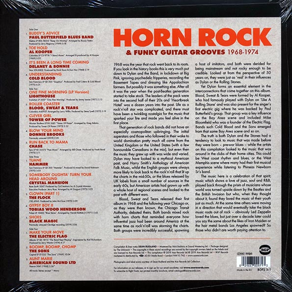 Various Artists LP - Horn Rock & Funky Guitar Grooves 1968-74 (2Lp)
