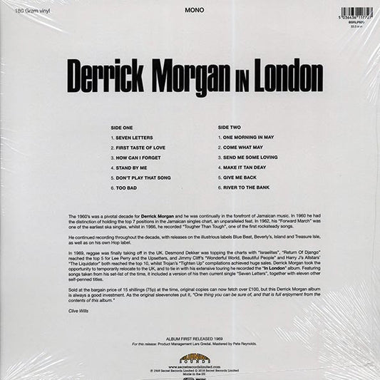 Derrick Morgan LP - In London (180g)