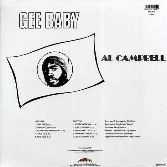 Al Campbell LP - Gee Baby (180g)