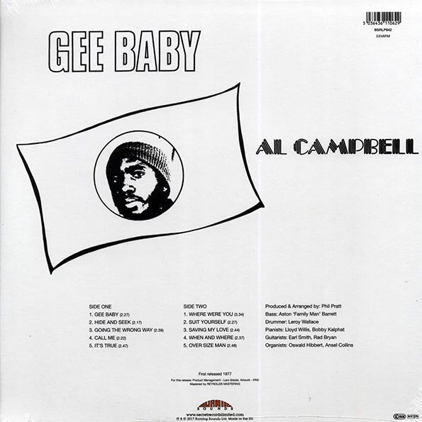 Al Campbell LP - Gee Baby (180g)