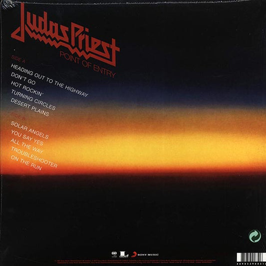 Judas Priest LP - Point Of Entry (incl. mp3) (180g)