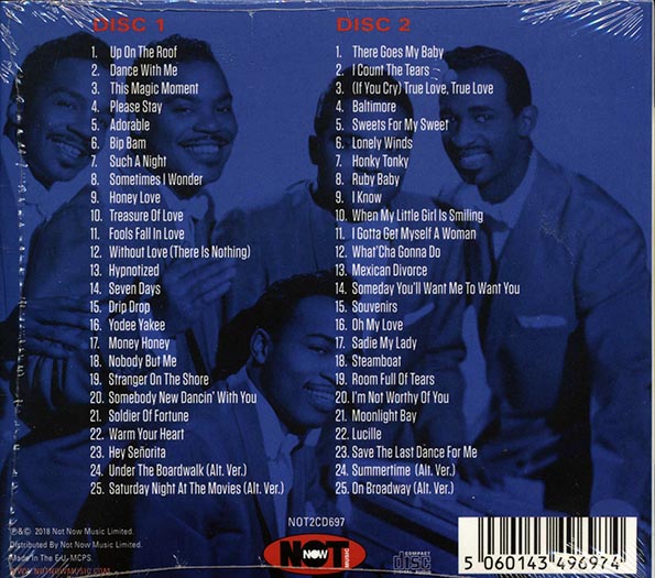 The Drifters CD - The Very Best Of The Drifters: 50 Greatest Songs (50 tracks) (2xCD) (deluxe 3 fold digipak)