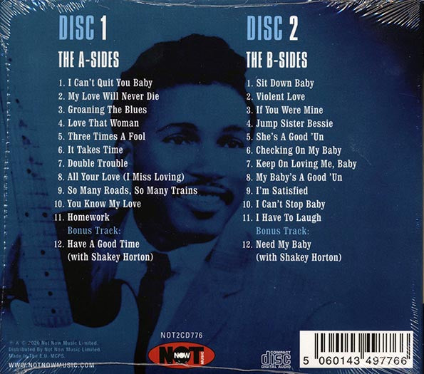 Otis Rush CD - The Singles Collection: The Original A & B Sides (24 tracks) (2xCD) (deluxe 3 fold digipak)