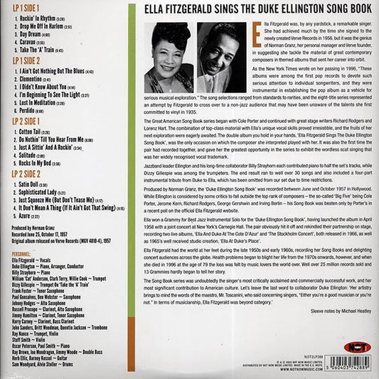 Ella Fitzgerald LP - Ella Fitzgerald Sings The Duke Ellington Songbook (2xLP) (180g)
