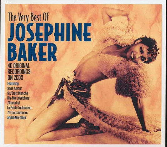 Josephine Baker CD - The Very Best Of Josephine Baker (40 tracks) (2xCD) (deluxe 3 fold digipak)