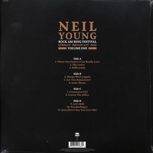 Neil Young LP - Rock Am Ring Festival Volume 1: German Broadcast 2002 (2xLP)
