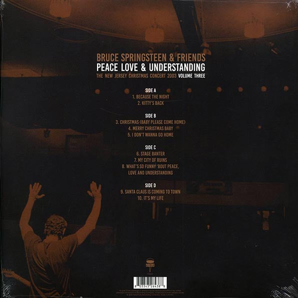 Bruce Springsteen LP - Peace Love & Understanding Volume 3: The New Jersey Christmas Concert 2003 (2xLP)