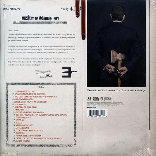 Eminem LP - Music To Be Murdered By (20 tracks) (2xLP)