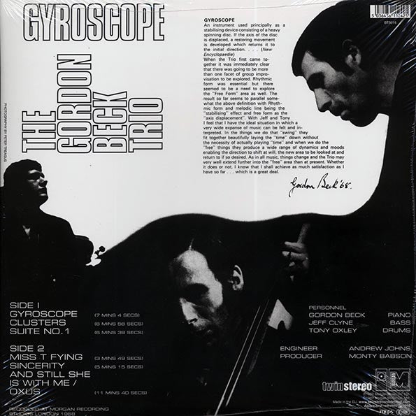 The Gordon Beck Trio LP - Gyroscope (RSD 2018) (ltd. ed.) (180g)