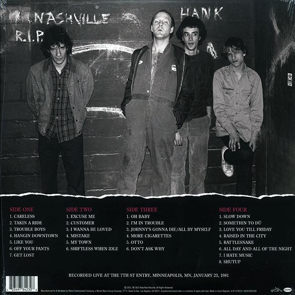 The Replacements LP - Unsuitable For Airplay: The Lost KFAI Concert (RSD 2022) (ltd. ed.) (2xLP)