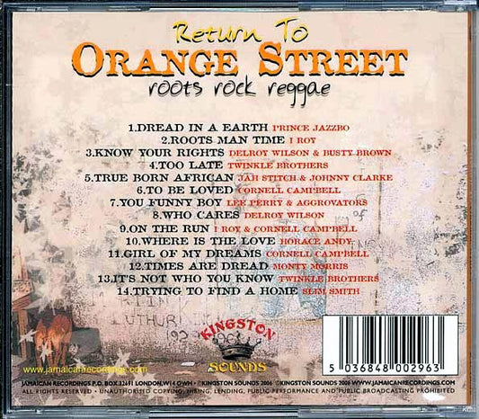 Twinkle Brothers, I Roy, Jah Stitch, Cornell Campbell, Etc. CD - Return To Orange Street